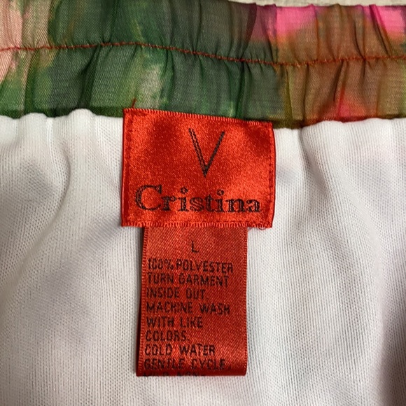 Cristina Multicoloured Pleated Maxi Skirt - Picture 4 of 7